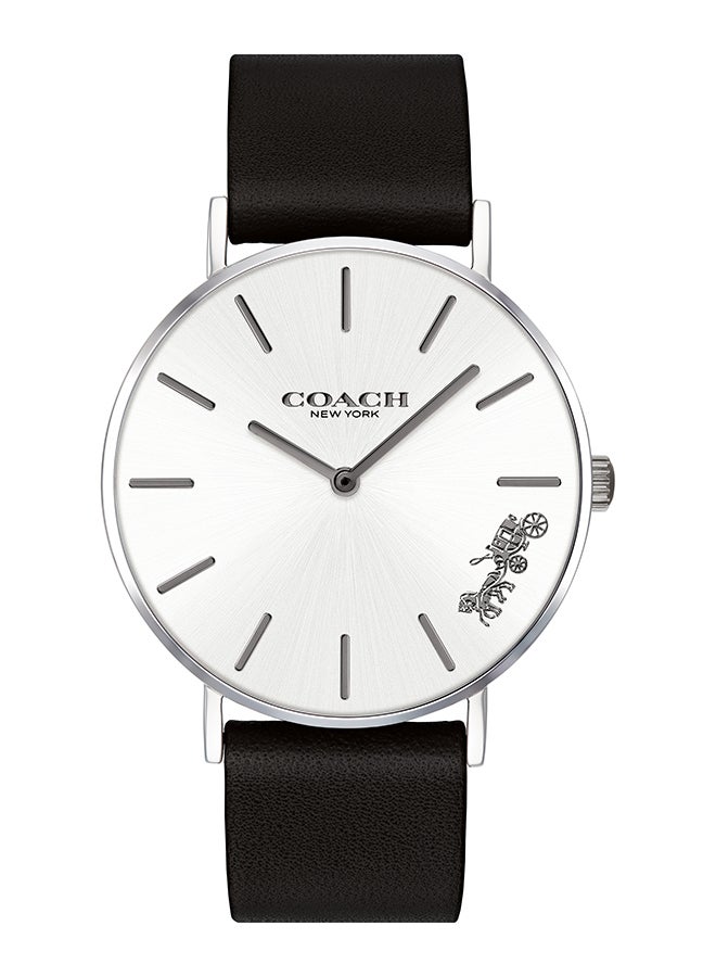 COACH Women's Analog Round Shape Leather Wrist Watch 14503115 - 36 Mm - Image 1