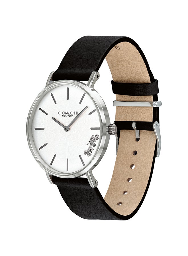 COACH Women's Analog Round Shape Leather Wrist Watch 14503115 - 36 Mm - Image 3