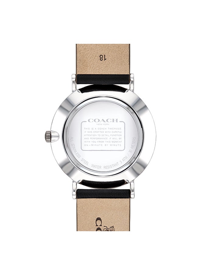 COACH Women's Analog Round Shape Leather Wrist Watch 14503115 - 36 Mm - Image 2