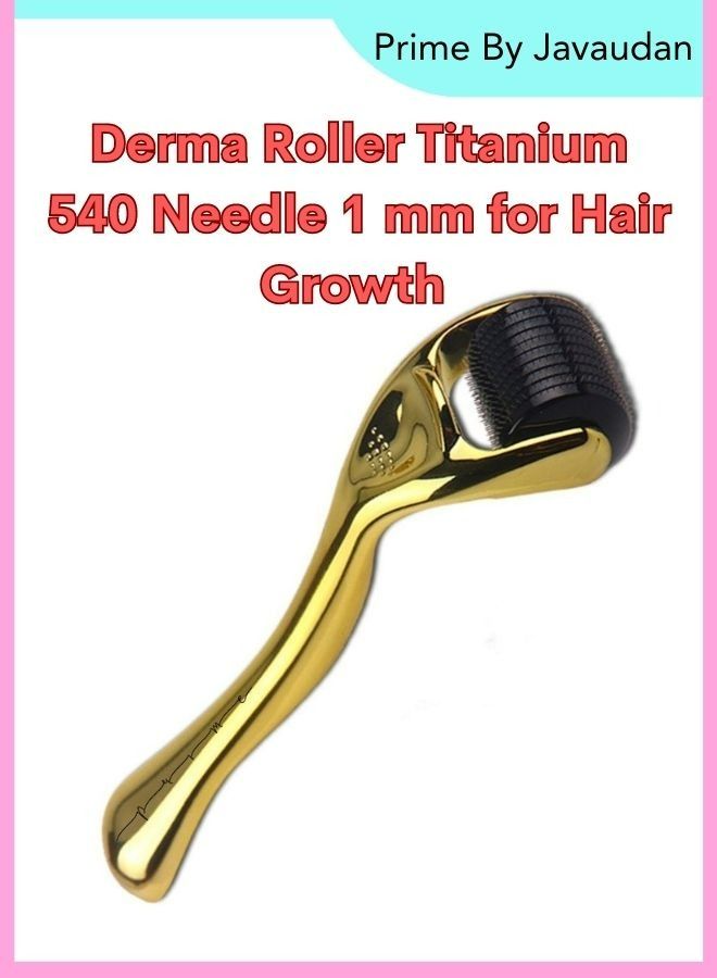 برايم بي جافاودان ديرما رولر تيتانيوم 540 ابرة 1 مم لنمو الشعر - Image 1