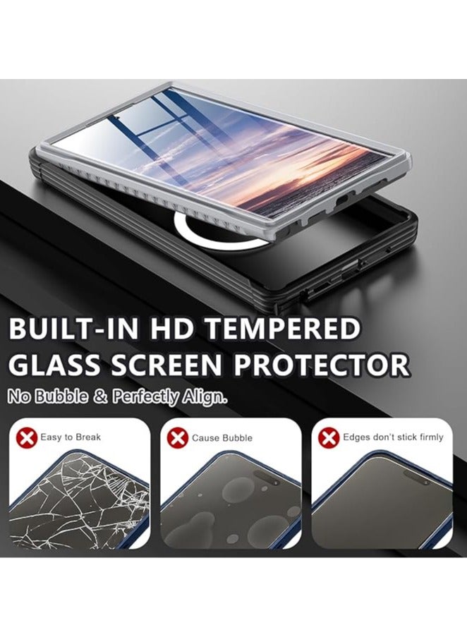 general Galaxy S24 Ultra Case, MagSafe Compatible, Built-in Screen Protector  2 Camera Lens Protectors, Samsung Shockproof Full Body Case - Image 4