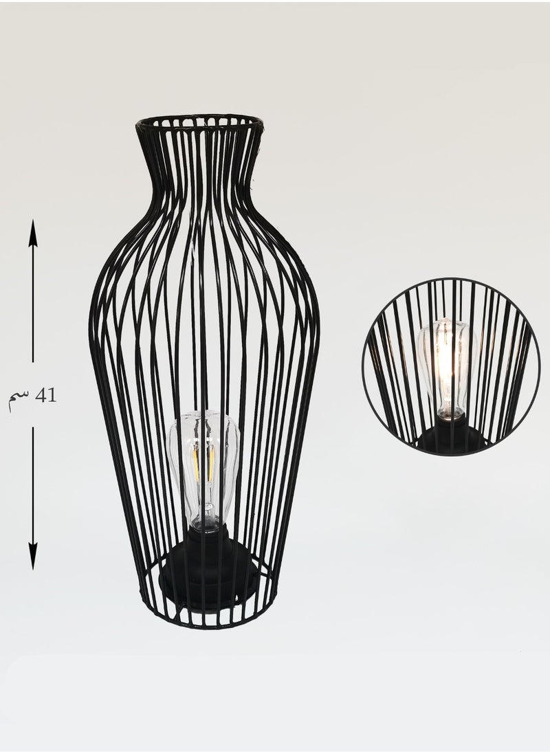 Living - Black luminous table lamp - Image 1