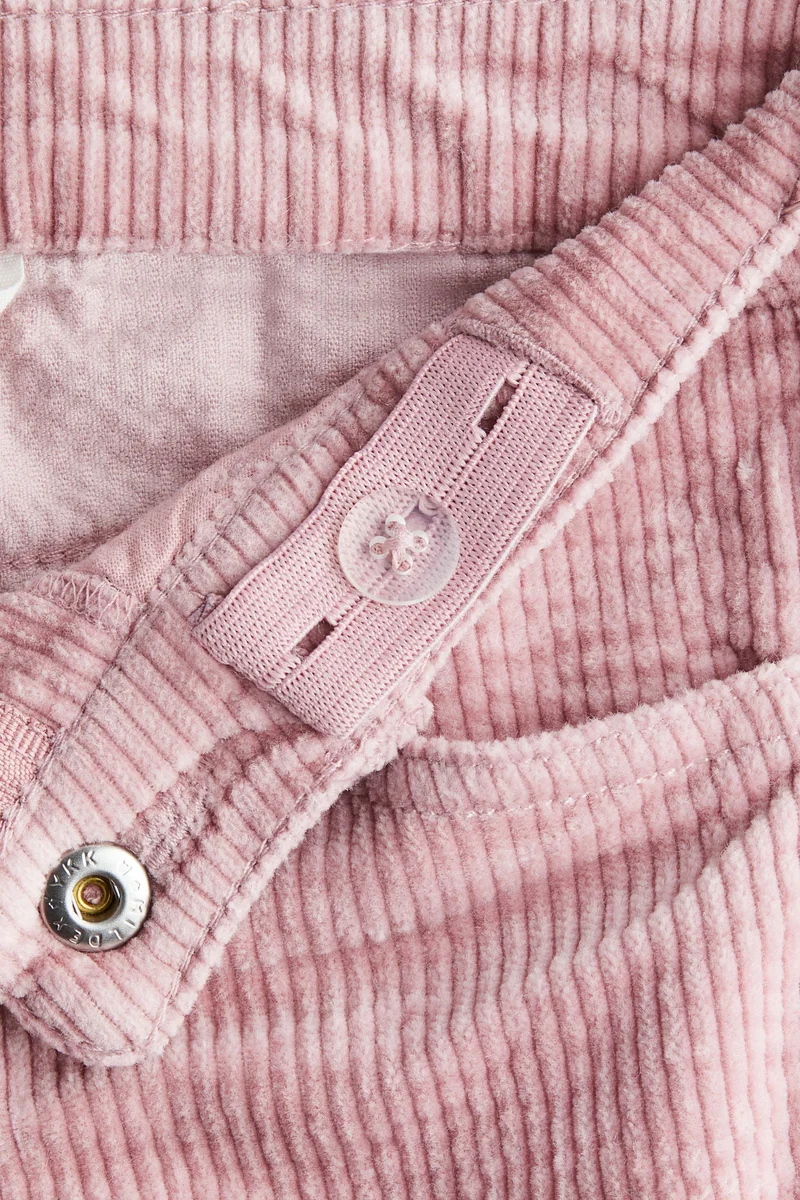 H&M Wide cotton corduroy trousers