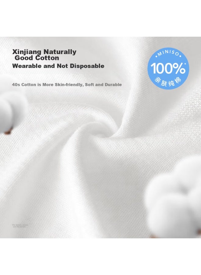 Miniso 5-pack Pure Cotton Travel Underwear, Disposable Underwear For Women, 3 Pieces, For Holiday Travel And Outings - Image 4