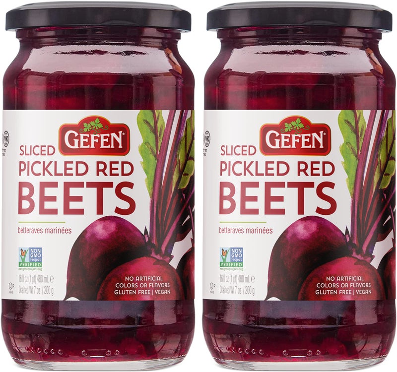 Gefen Sliced Pickled Beets, 16oz (2 Pack) | Sweet & Tangy, Great Salad Topper, Non GMO, Certified Kosher (Including Passover) - Image 4