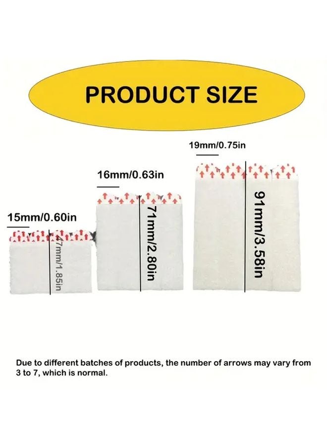 24pcs 0.60x1.85in No Drill Picture Hanging Strips Dual Sided Removable Wall Hooks Easy Installation No Tools Needed - Image 3