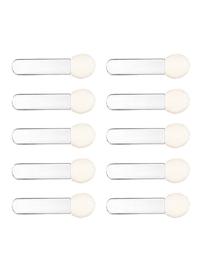 Jowxsx 10 Pcs Eyeshadow Applicator Eyeshadow Brush Makeup Tools, Dual Sides Eye Shadow Brushes Makeup Applicator Sponge and Attractive Disposable - Image 1