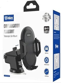 Inkax Car Phone Holder Auto Travel Assistant Telescopic Car Mount Telescopic Arm Inkax ch-11, Black 