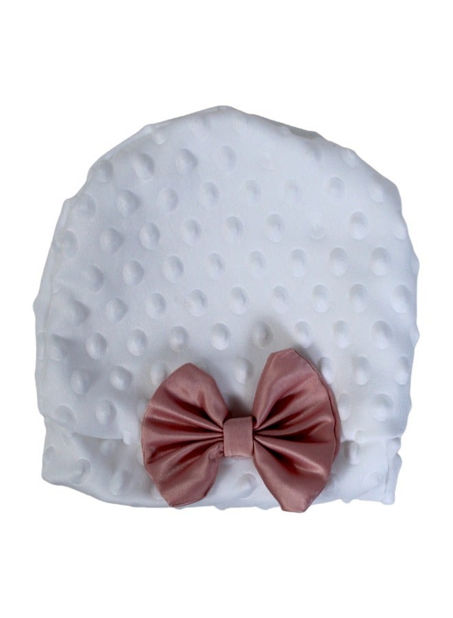 Baby Blanket Swaddle Sleeping Bag With A Bow & Cap for Newborn Easy to Carry - Image 4