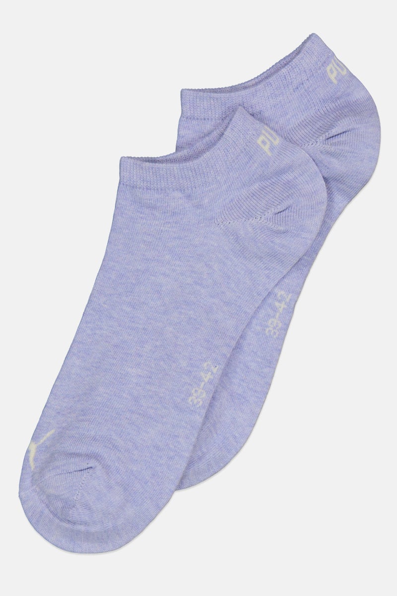PUMA Women Brand Logo Ankle Socks, Lavender 