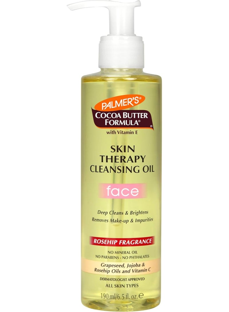 Palmers Cocoa Butter Formula Skin Therapy Cleansing Oil for Face  190 mL