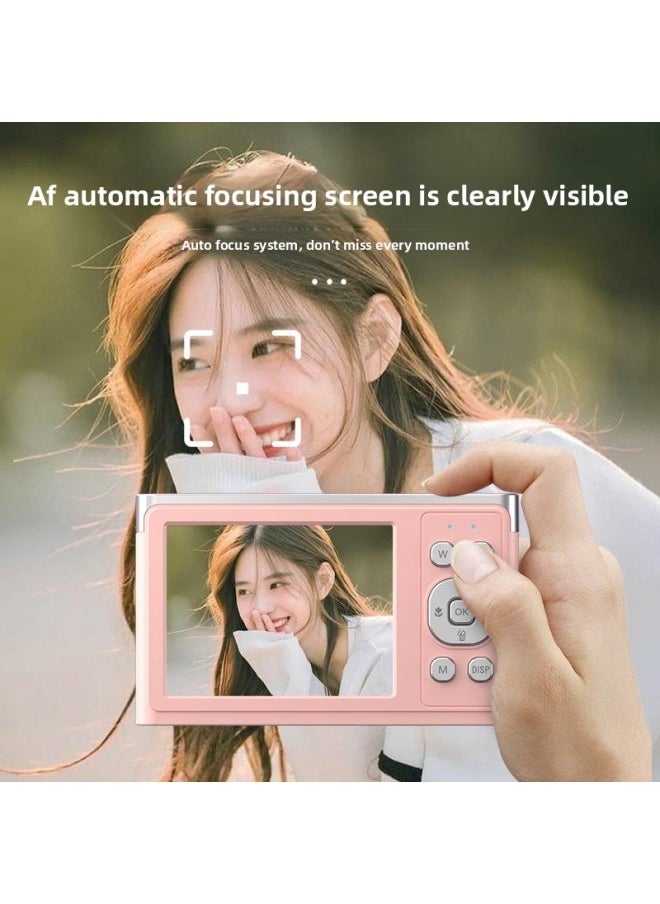 Generic 4K Video Retro VLOG Student Selfie Camera 50 Million Pixel HD Ccd Micro Single Camera Direct Sales-Body Color:Pink  - Image 5