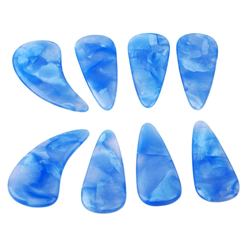 Mountain Color Silicone Guzheng Nail Covers Strong Lightweight Reusable Finger Picks - Image 2