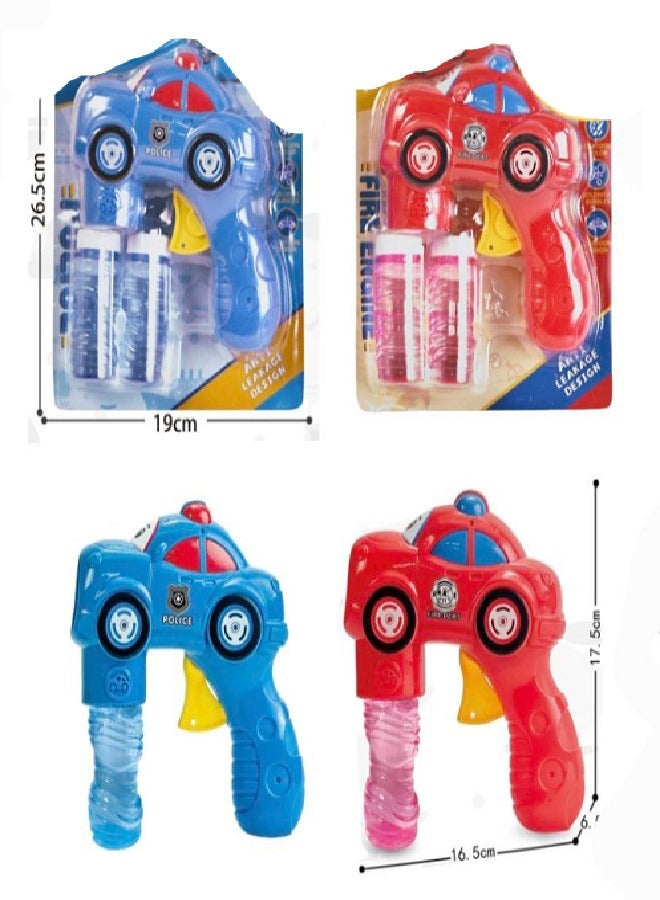 2 Bubble Guns Kit Automatic Bubble Car Maker Blower Machine with 4 Bubble Solutions for Kids, Bubble Blower for Bubble Blaster Party Favors, Summer Toy, Birthday, Outdoor & Indoor Activity 2026
