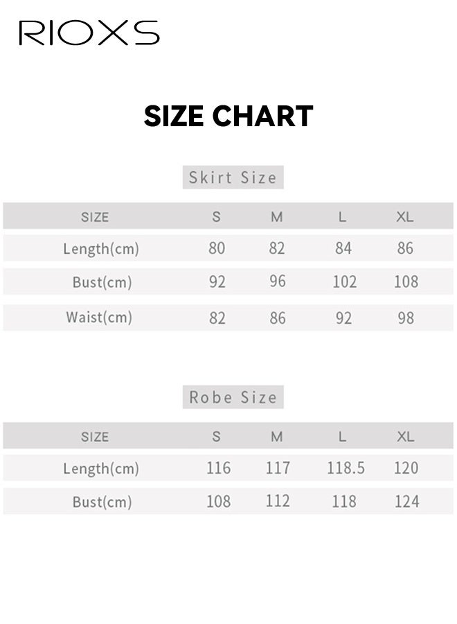 RIOXS 2Pcs Womens' Satin Robe Set, Soft Nightgown with Robes for Ladies, Ice Silk Pajama Set 2 Pieces Lingerie Cowl Neck Cami Sleepwear Sets with Belt, Comfortable Nightwear Set for Home/Hotel/ Vacation/Leisure/Sleeping/Spa, khaki - Image 5