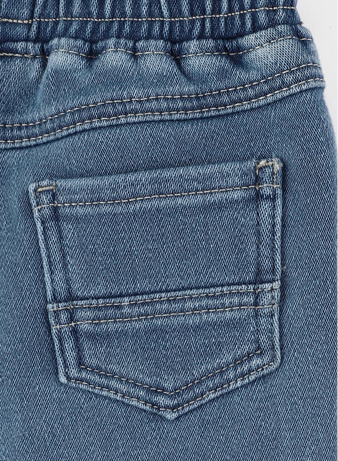 LC WAIKIKI Elastic Waist Basic Baby Boy Denim Trousers - Image 4