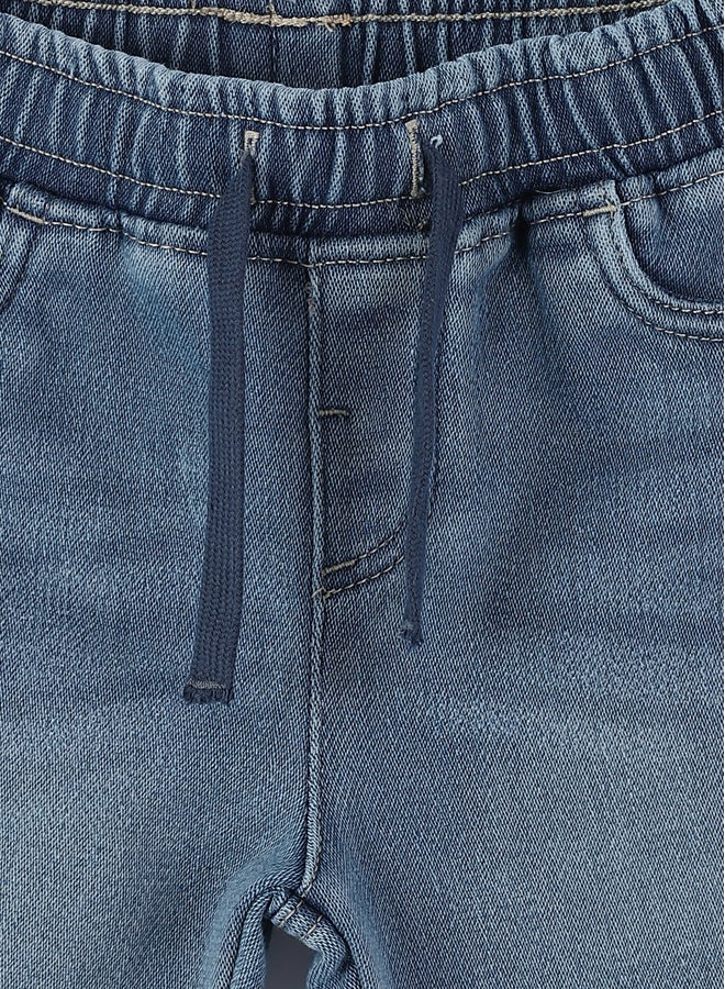 LC WAIKIKI Elastic Waist Basic Baby Boy Denim Trousers - Image 3