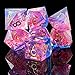 YEMEKO Sharp Edge DND Dice Set Handmade 7 Accessories Dice for Dungeons and Dragons TTRPG Games MultiSided RPG Polyhedral Resin Sharp Edge Dice Roleplaying Games - Image 2