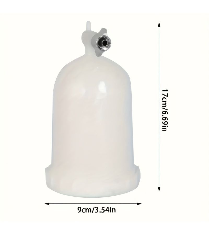 13.53 Oz Refillable Plastic Top Kettle With Spout And Screw On Cap For W71 W77 F75 101 Spray Guns Single Container Spray Gun Not Included - Image 2