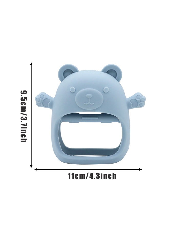Baby Teether, Anti-Drop Teething Toy for Babies 3+ Months, Silicone Teether for Baby Teething Relief, Infant Toy for Sucking Needs - Image 2