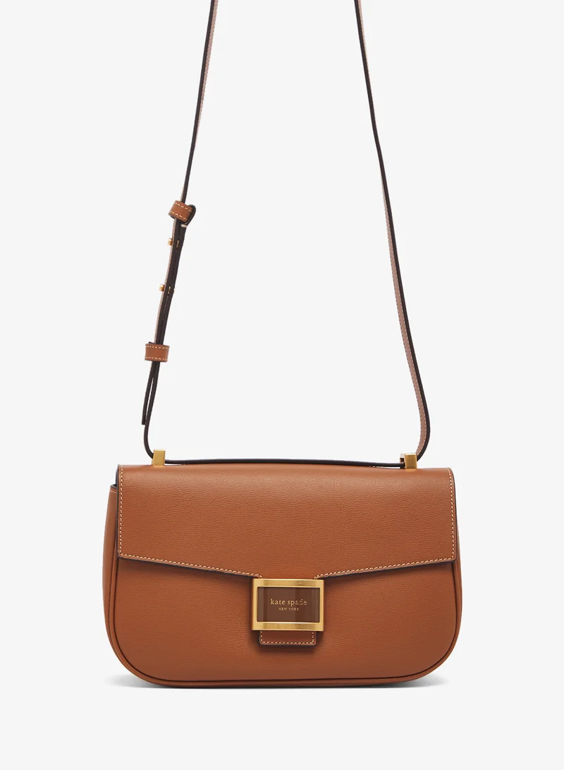 Logo Detail Flap Over Crossbody