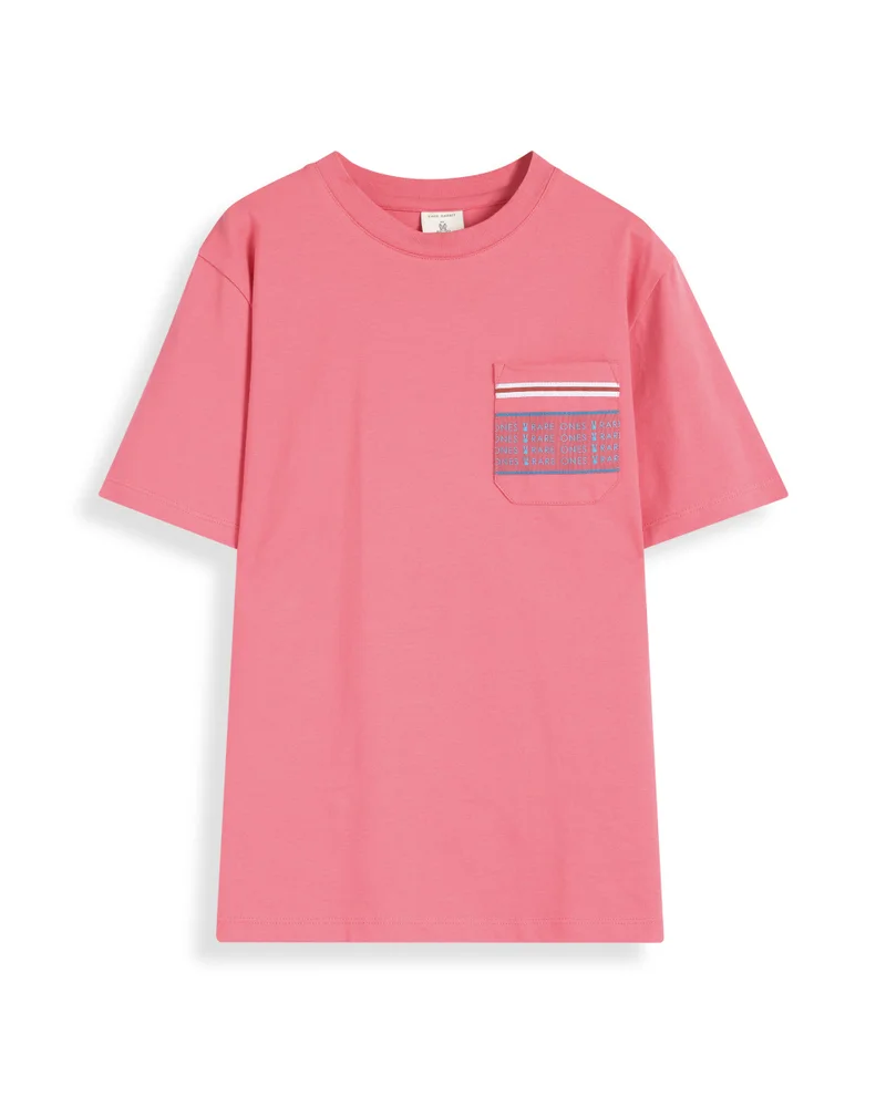 Rare Ones Rare Ones Kids Mitch Pink Cotton Full Sleeves Crew Neck Statement Print T-Shirt