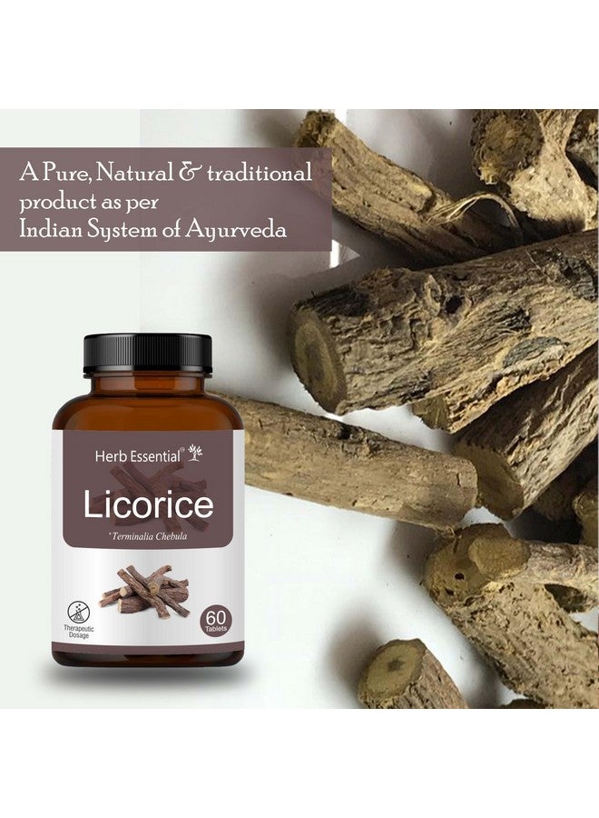 Herb Essential Licorice |Yashtimadhu| Tablets Gastric Wellness, 60 Tablets (Pack of 2) - Image 5