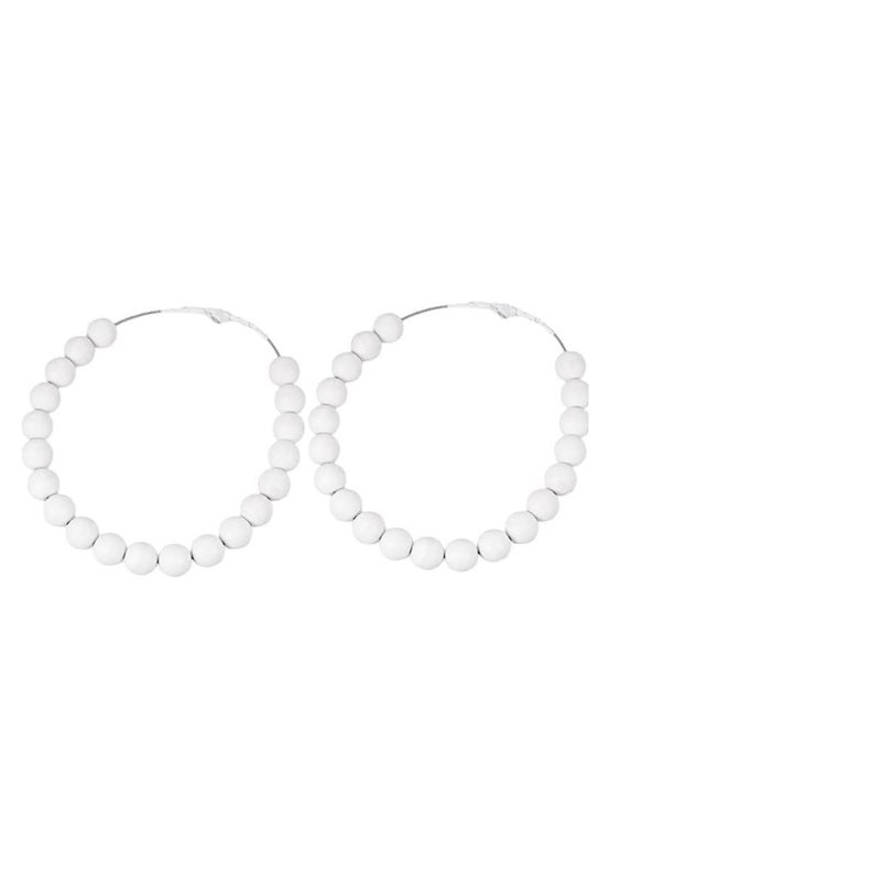 2Pcs Flagpole Retainer Rings with 2cm Counterweight Beads Keep Flag Close to Pole - Image 2