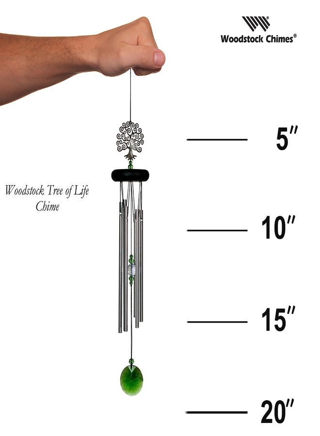 Woodstock Chimes Signature Collection, Crystal Tree of Life Chime, 19'' Decor Designs Wind Chimes for Outdoor, Patio, Home or Garden Décor (WFTE) - Image 3
