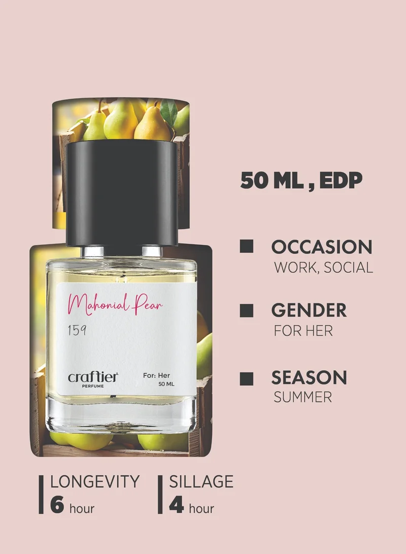 Craftier Perfume Inspired-Dylan Purple MAHONIAL PEAR - Inspired of-DYLAN PURPLE, Eau De Parfum for Women - 50ml, Long Lasting Fruity Fragrance Upto 6 Hrs, Travel Size Women's Perfume for Women | Best Price UAE