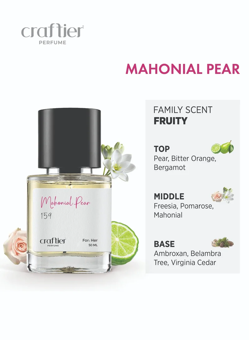 Craftier Perfume Inspired-Dylan Purple MAHONIAL PEAR - Inspired of-DYLAN PURPLE, Eau De Parfum for Women - 50ml, Long Lasting Fruity Fragrance Upto 6 Hrs, Travel Size Women's Perfume for Women | Best Price UAE