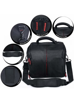 FOSOTO Camera Case Bag Compatible for Nikon D3300 D3400 D5300 D5500 D5600 D7200 D7100 D500 D90 D60 D750 D810 D610,Canon EOS Rebel T5i T6 T7i XT SL1 T3i T4 70D 80D 5D Mark 6D 7D,Sony a99II SLR Camera  - Image 5