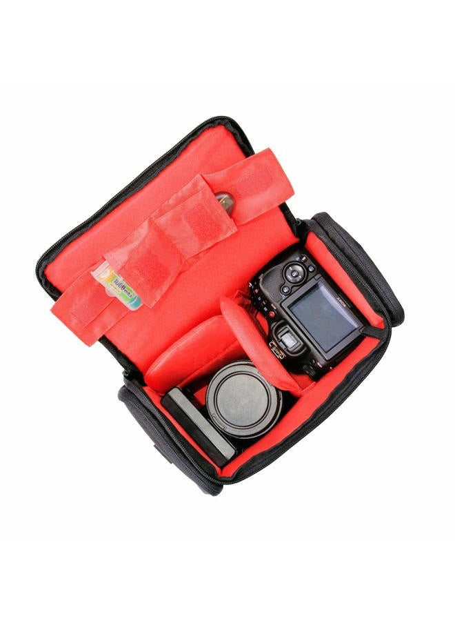 FOSOTO Camera Case Bag Compatible for Nikon D3300 D3400 D5300 D5500 D5600 D7200 D7100 D500 D90 D60 D750 D810 D610,Canon EOS Rebel T5i T6 T7i XT SL1 T3i T4 70D 80D 5D Mark 6D 7D,Sony a99II SLR Camera - Image 3