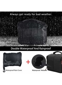FOSOTO Camera Case Bag Compatible for Nikon D3300 D3400 D5300 D5500 D5600 D7200 D7100 D500 D90 D60 D750 D810 D610,Canon EOS Rebel T5i T6 T7i XT SL1 T3i T4 70D 80D 5D Mark 6D 7D,Sony a99II SLR Camera  - Image 4
