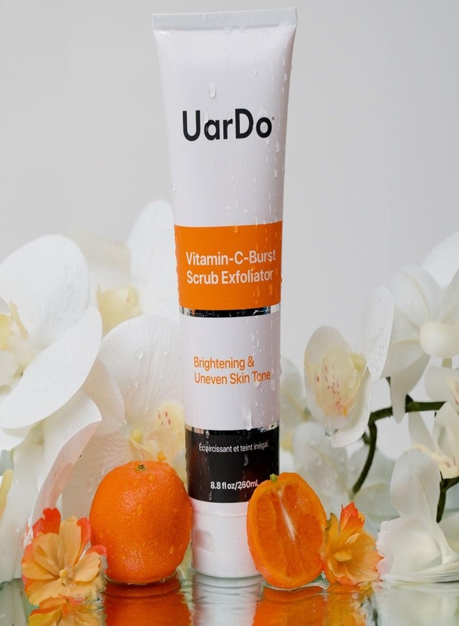 Uardo Vitamin-C-Burst Scrub Exfoliator 8.8 Fl Oz/ 260ml - usn109 | For Dull & Rough Skin Type | Radiant Glow | Smoothing | For Women and Men - Image 5