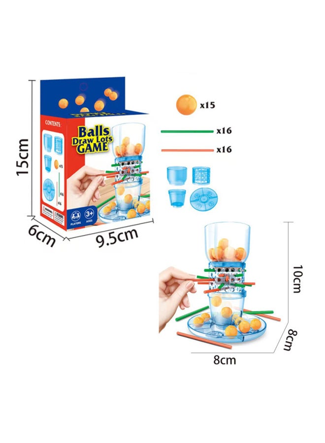 Children's Desktop Pirate Ship Balance Game Ice-breaking Penguin Draw Game Parent-child Interactive Leisure And Entertainment Play-color:026 Pirate Bucket-display Box  - Image 3
