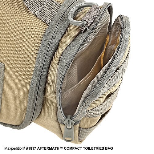 MAXPEDITION Aftermath Compact Toiletries Bag (Khaki) - Image 4
