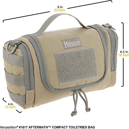 MAXPEDITION Aftermath Compact Toiletries Bag (Khaki) - Image 5