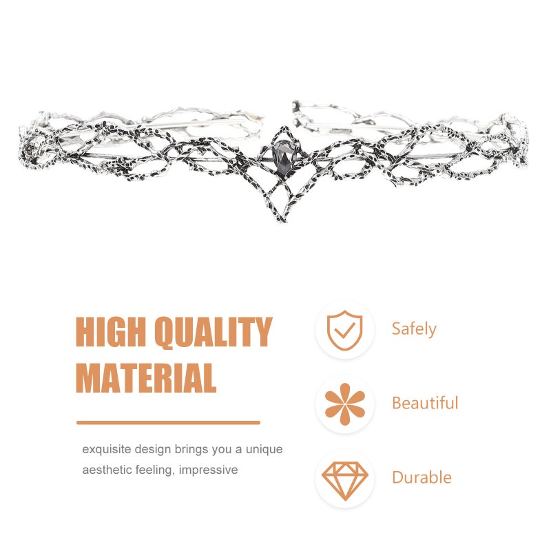 1Pc Vintage Alloy Male Headband Cosplay Costume Prop Party Hair Accessory - Image 5