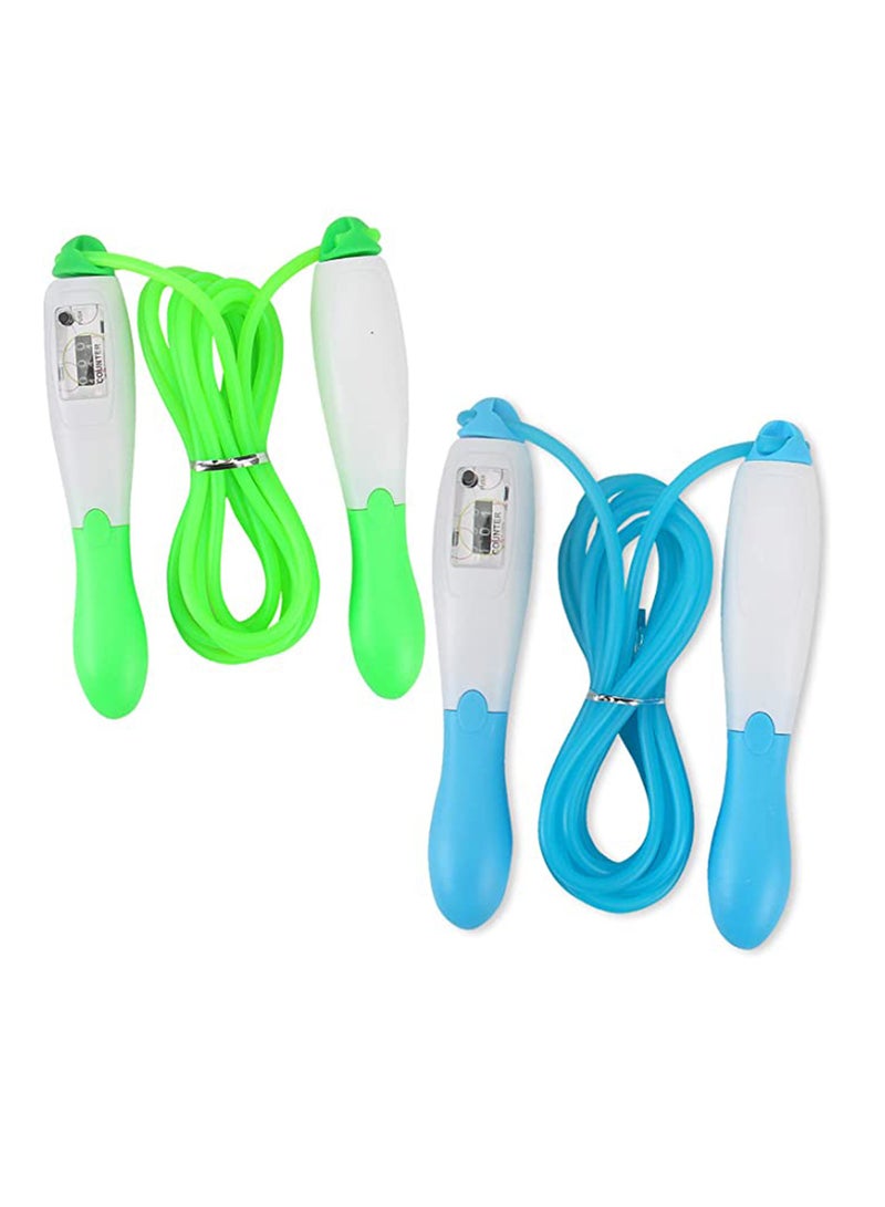 Excefore Jump Rope with Counter, Both adults and children Both adults and children Adjustable Kids Skipping Rope Jump Speed Rope for Boys Girls Fitness & Exercise  - Image 1