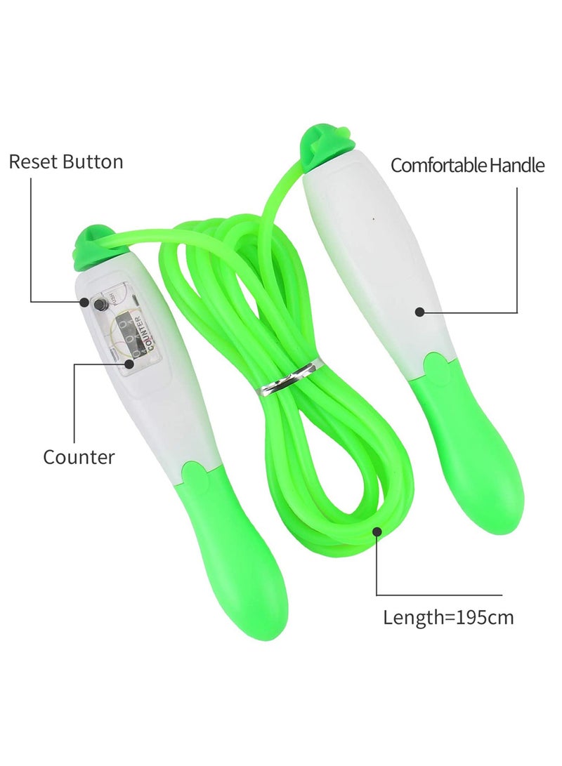 Excefore Jump Rope with Counter, Both adults and children Both adults and children Adjustable Kids Skipping Rope Jump Speed Rope for Boys Girls Fitness & Exercise  - Image 3