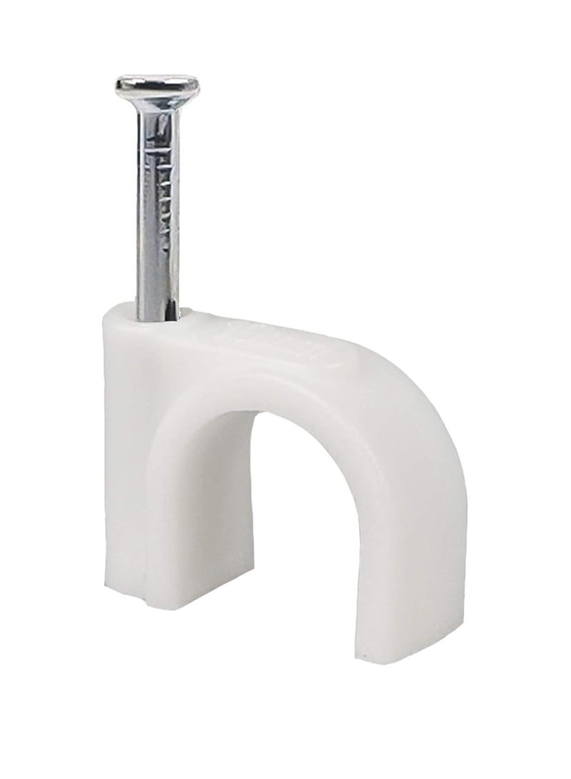 KNP 10mm Cable Clips are essential fasteners designed to secure and organize cables wires and cords in various applications This pack of 50 clips is perfect for both professional and DIY projects ensuring a tidy and safe workspace. - Image 1