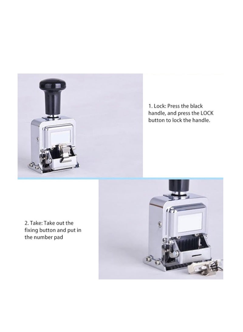 GreatWall Great Wall Automatic Numbering Machine 6-Digit Numbering Machine Digital Seal Information Coding Machine 45 # Page Number Maker - Image 3