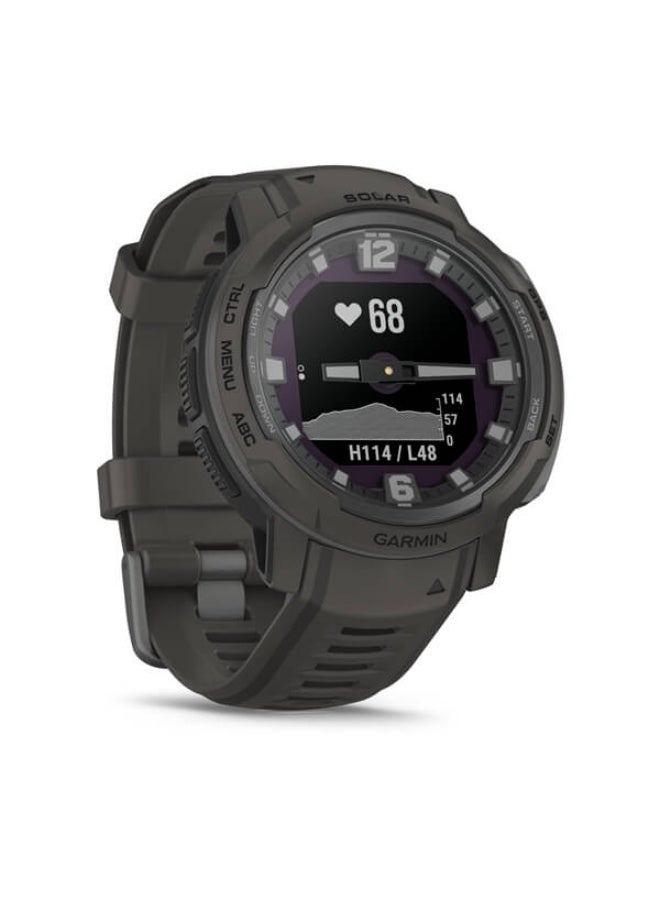 GARMIN INSTINCT CROSSOVER SOLAR, GRAPHITE, WW Graphite - Image 3