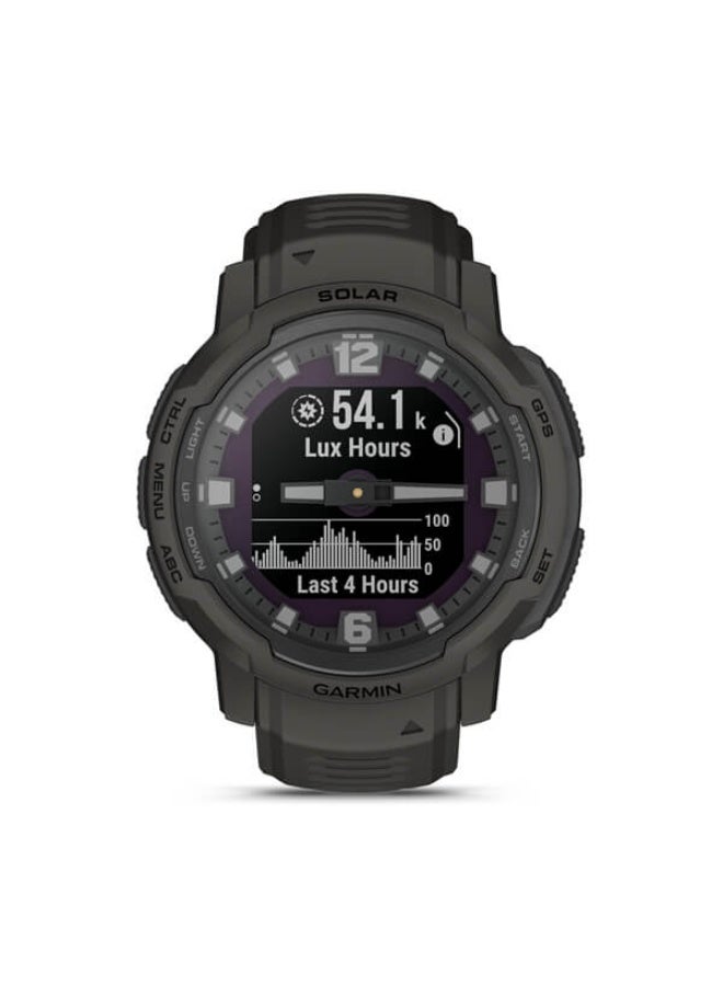 GARMIN INSTINCT CROSSOVER SOLAR, GRAPHITE, WW Graphite - Image 2