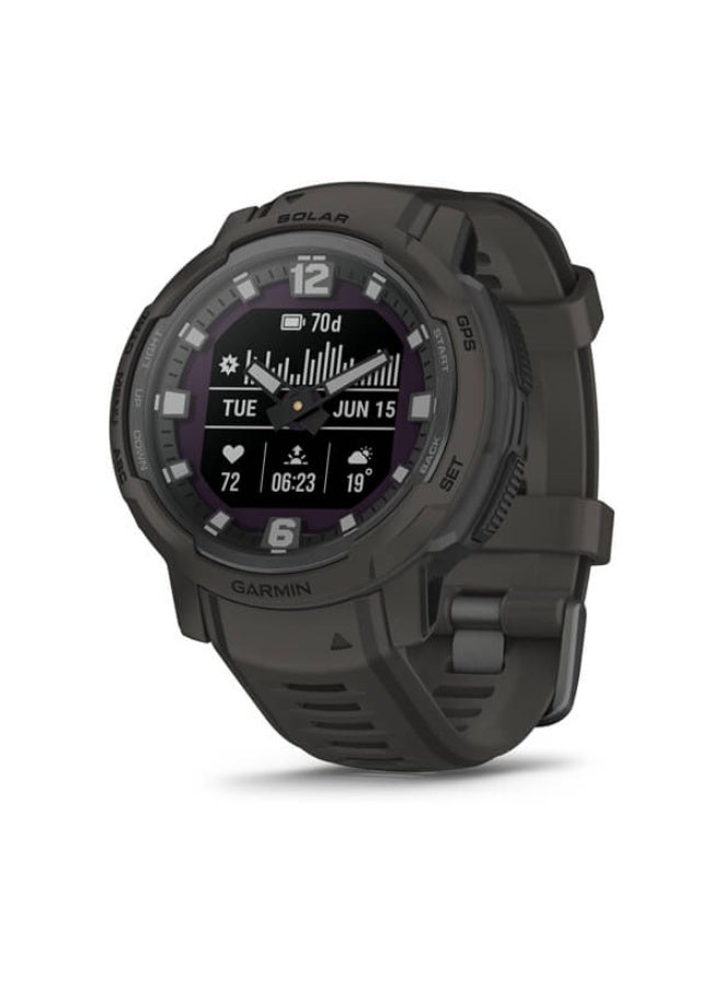 GARMIN INSTINCT CROSSOVER SOLAR, GRAPHITE, WW Graphite - Image 1