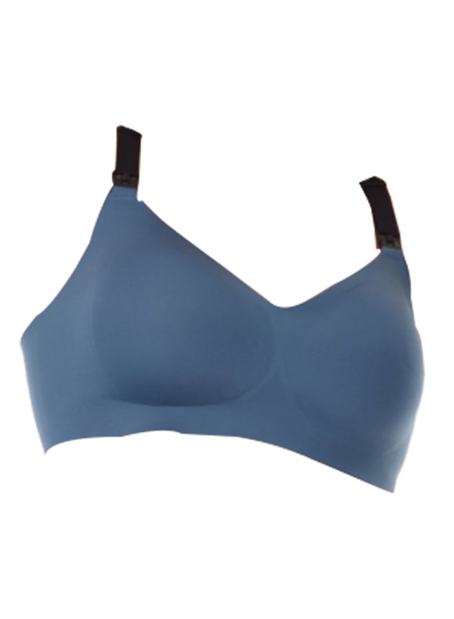 مام كوزي حمالة صدر أنيقة للرضاعة بتصميم على شكل حرف V من جيلي ستريب - Fb001 بلون أزرق نورديك - مقاس كبير - Image 3