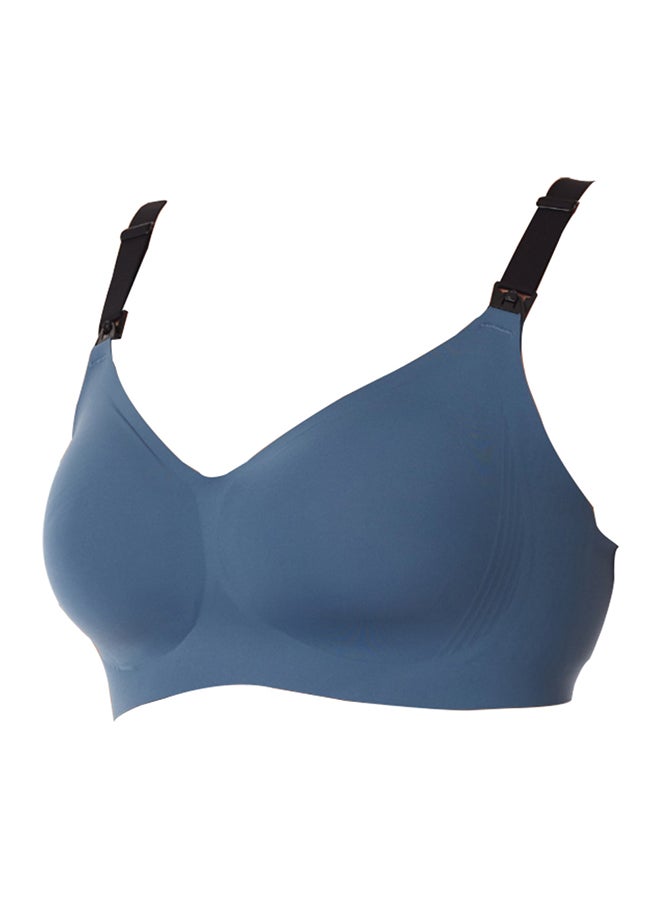 مام كوزي حمالة صدر أنيقة للرضاعة بتصميم على شكل حرف V من جيلي ستريب - Fb001 بلون أزرق نورديك - مقاس كبير - Image 2