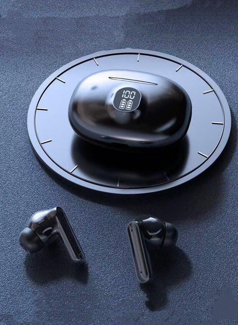 True Wireless Earbuds in-Ear Bluetooth Earphones with Mic TWS Headphones for Sport, Lightweight Fit, Premium Sound, Compatible with Android iOS Phone Tablet Laptop, Black - Image 5