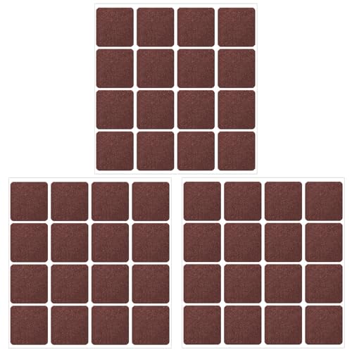 MASSMOT 48 PCS Chair Leg Floor Protector, Non Slip Furniture Pads, Floor Protector, Noise Insulation Pad, Anti Scratches Reduce Noise Chair Pads for Hardwood Floors Protectors (Circle) - Image 1